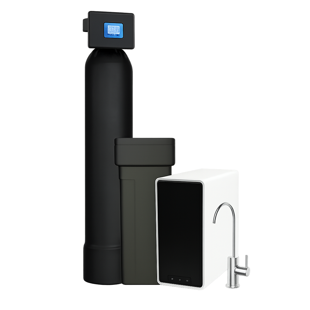 Tranquil Complete Home System Package, whole-home filtration, softening, and drinking water system